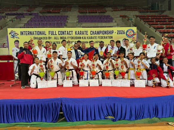 राँचीमा भएको डब्ल्युकेकेओ करातेमा नेपाललाई १५ पदक